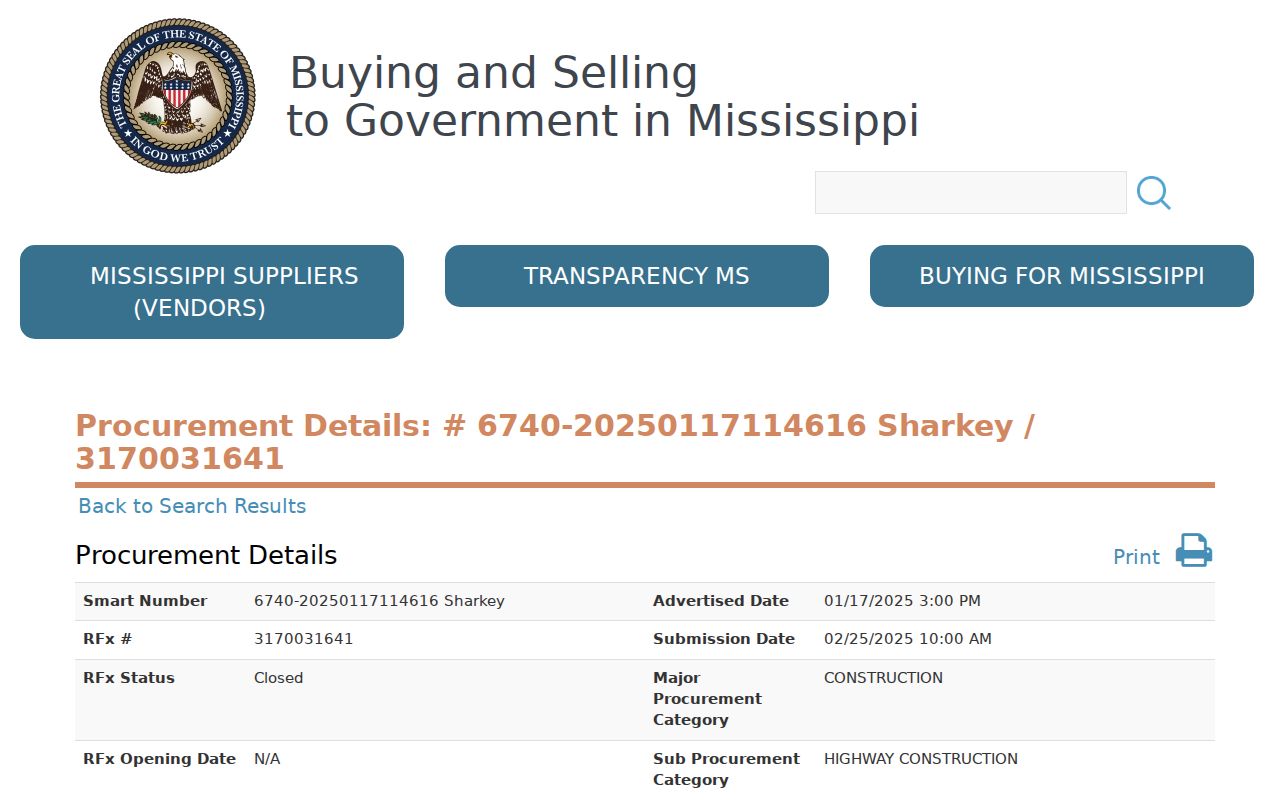 Sharkey County court docket county administration source