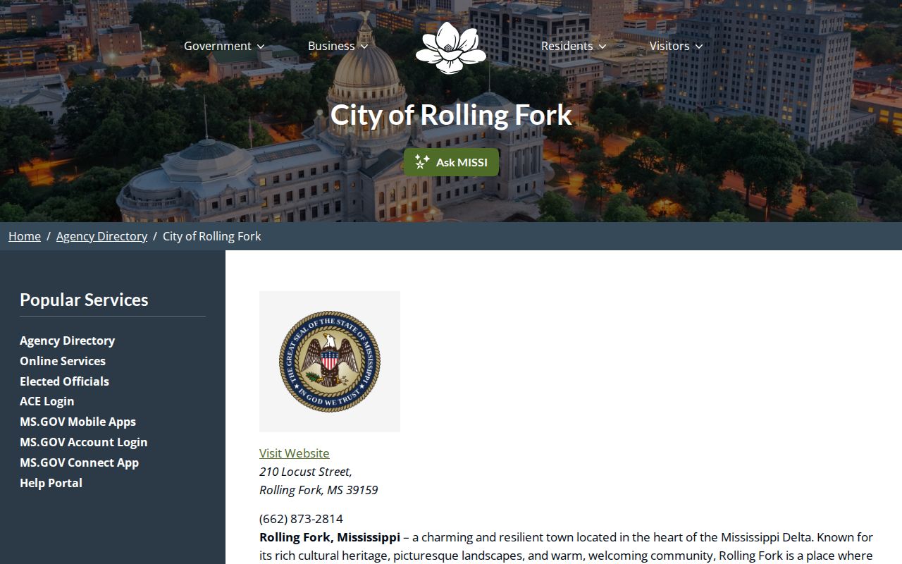 Rolling Fork court docket City Hall profile source